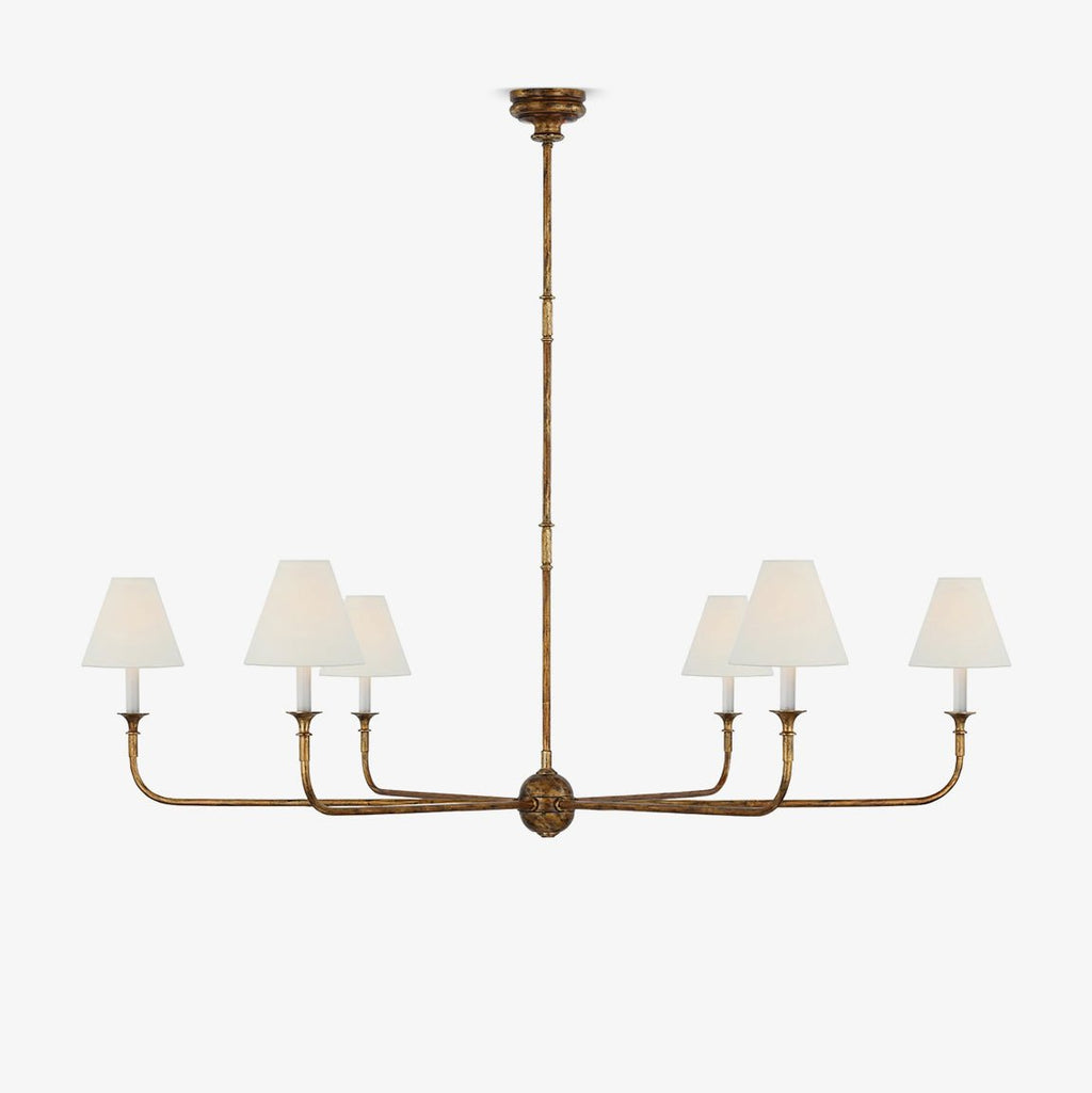 Lustra Suspension Lampe Bougie Noire Évasée - Neutralighting