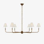 Lustra Suspension Lampe Bougie Noire Évasée - Neutralighting