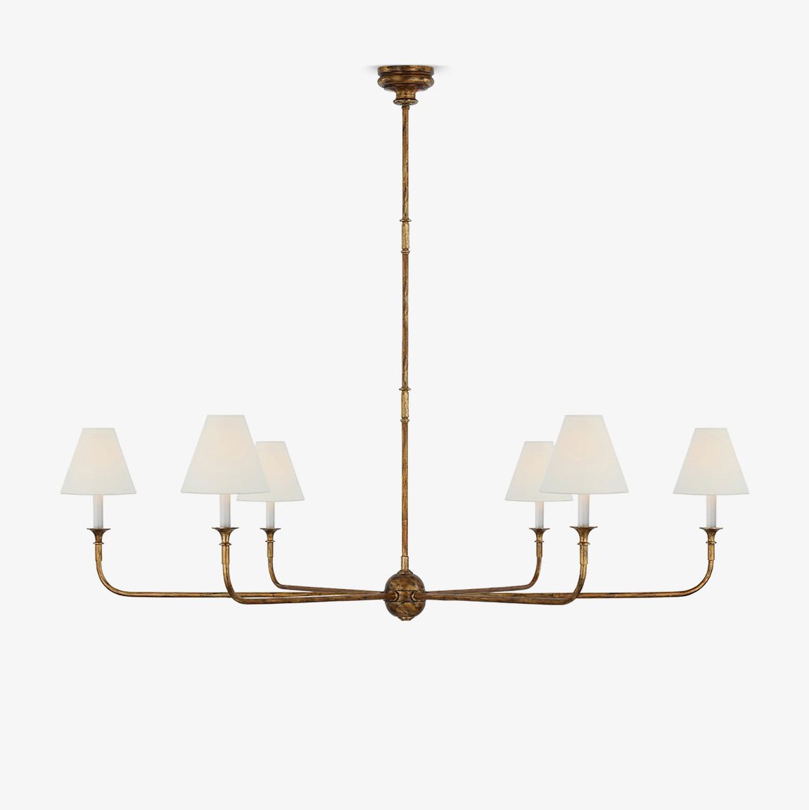 Lustra Suspension Lampe Bougie Noire Évasée - Neutralighting