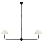 Lustra Suspension Lampe Bougie Noire Évasée - Neutralighting
