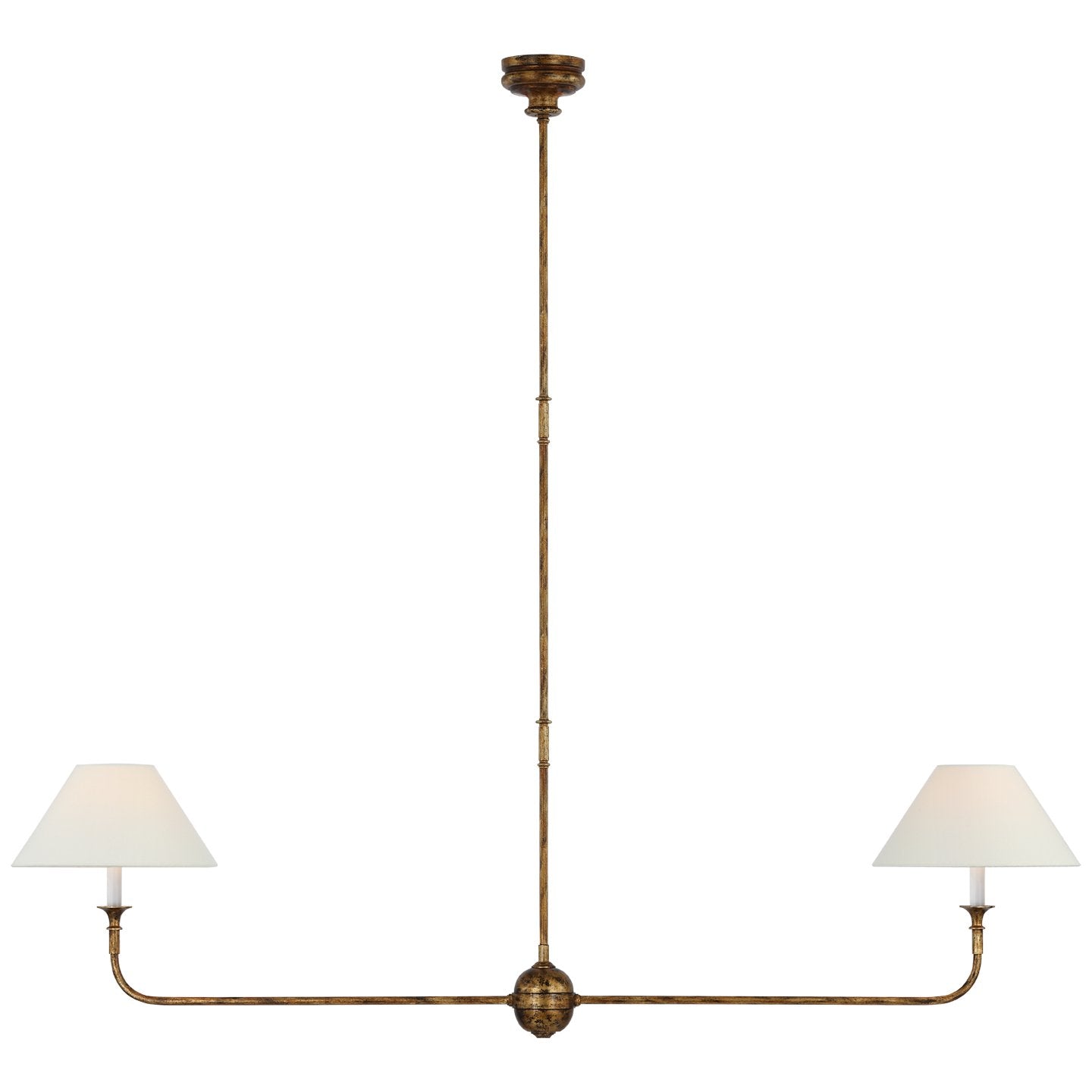 Lustra Suspension Lampe Bougie Noire Évasée - Neutralighting