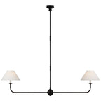 Lustra Suspension Lampe Bougie Noire Évasée - Neutralighting