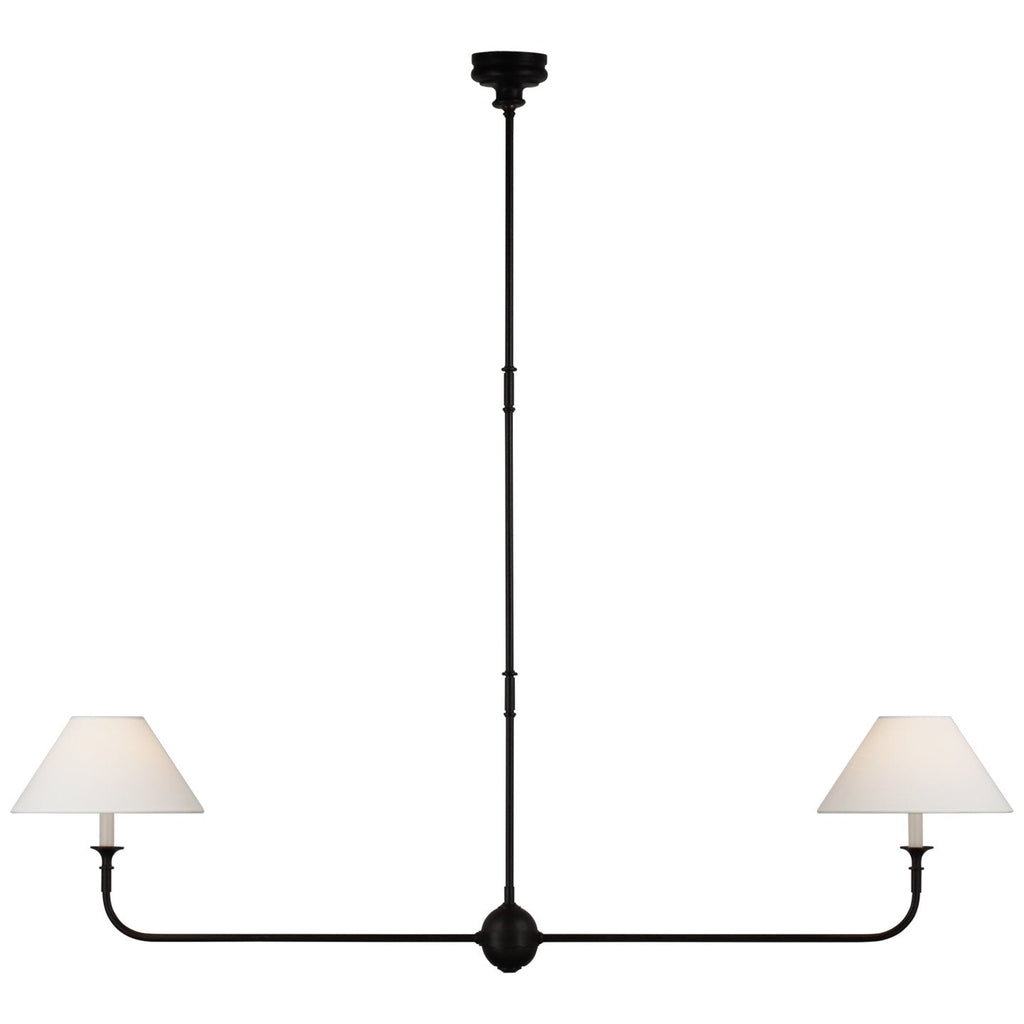 Lustra Suspension Lampe Bougie Noire Évasée - Neutralighting