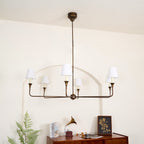 Lustra Suspension Lampe Bougie Noire Évasée - Neutralighting