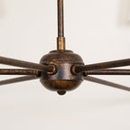 Lustra Suspension Lampe Bougie Noire Évasée - Neutralighting