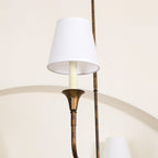 Lustra Suspension Lampe Bougie Noire Évasée - Neutralighting