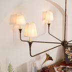 Lustra Suspension Lampe Bougie Noire Évasée - Neutralighting
