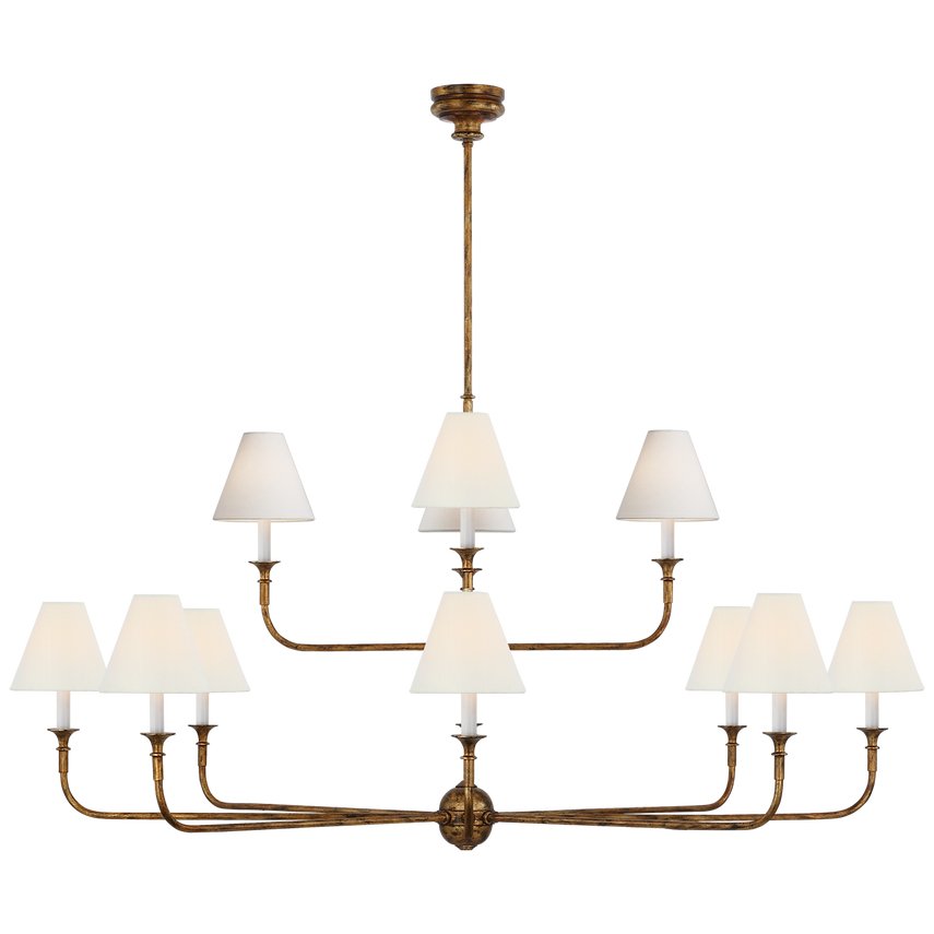 Lustra Suspension Lampe Bougie Noire Évasée - Neutralighting