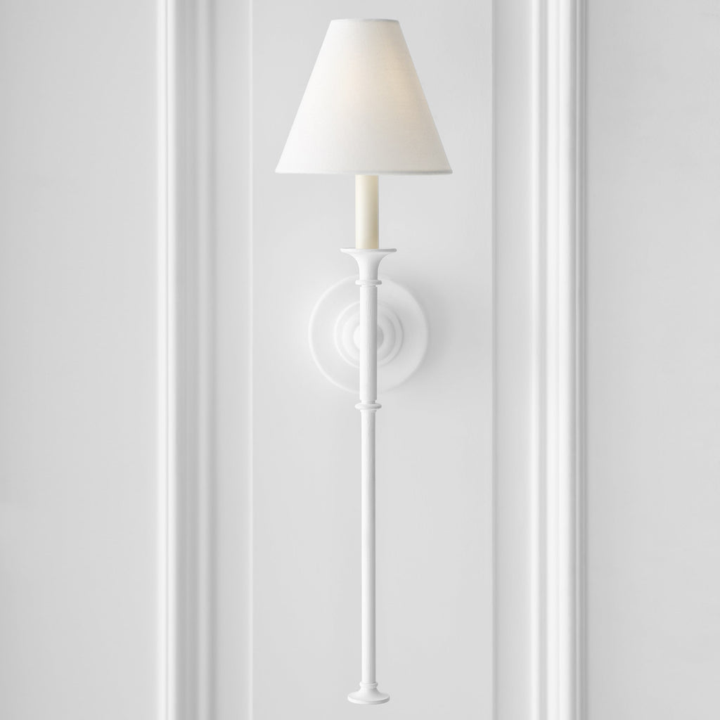 Cygnus Applique Murale Tissu Noir Minimaliste Traditionnelle Moderne - Neutralighting