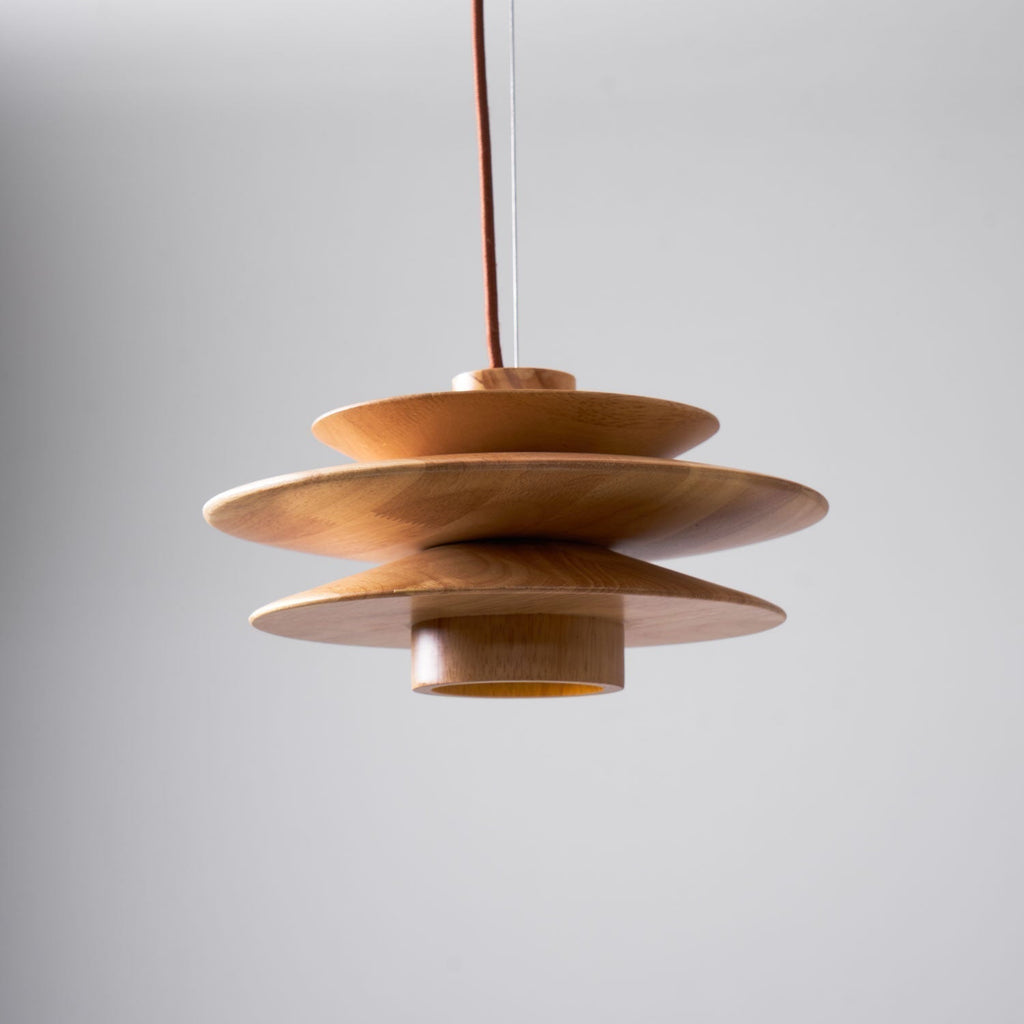 Eldora Lampe Pendante Rétro en Bois - Neutralighting