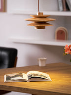 Eldora Lampe Pendante Rétro en Bois - Neutralighting