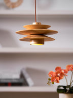 Eldora Lampe Pendante Rétro en Bois - Neutralighting