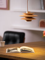 Eldora Lampe Pendante Rétro en Bois - Neutralighting