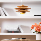Eldora Lampe Pendante Rétro en Bois - Neutralighting