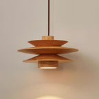Axis Suspension en Noyer Mid-Century - Neutralighting