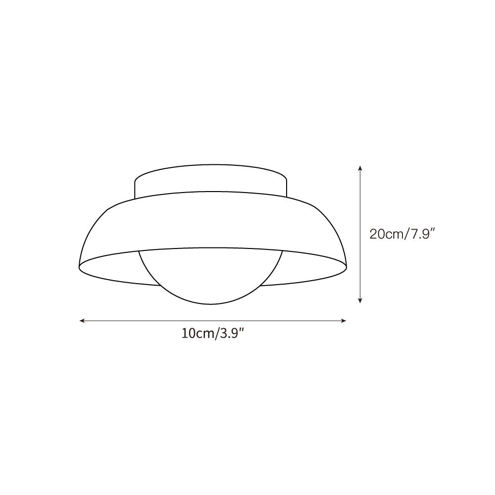 Cuvela Plafonnier Minimaliste Moderne En Travertin - Neutralighting