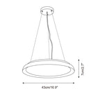 Ritta Lampe Pendante Moderne Travertin - Neutralighting