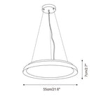 Ritta Lampe Pendante Moderne Travertin - Neutralighting