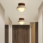 Mysa Plafonnier en travertin Bois - Neutralighting