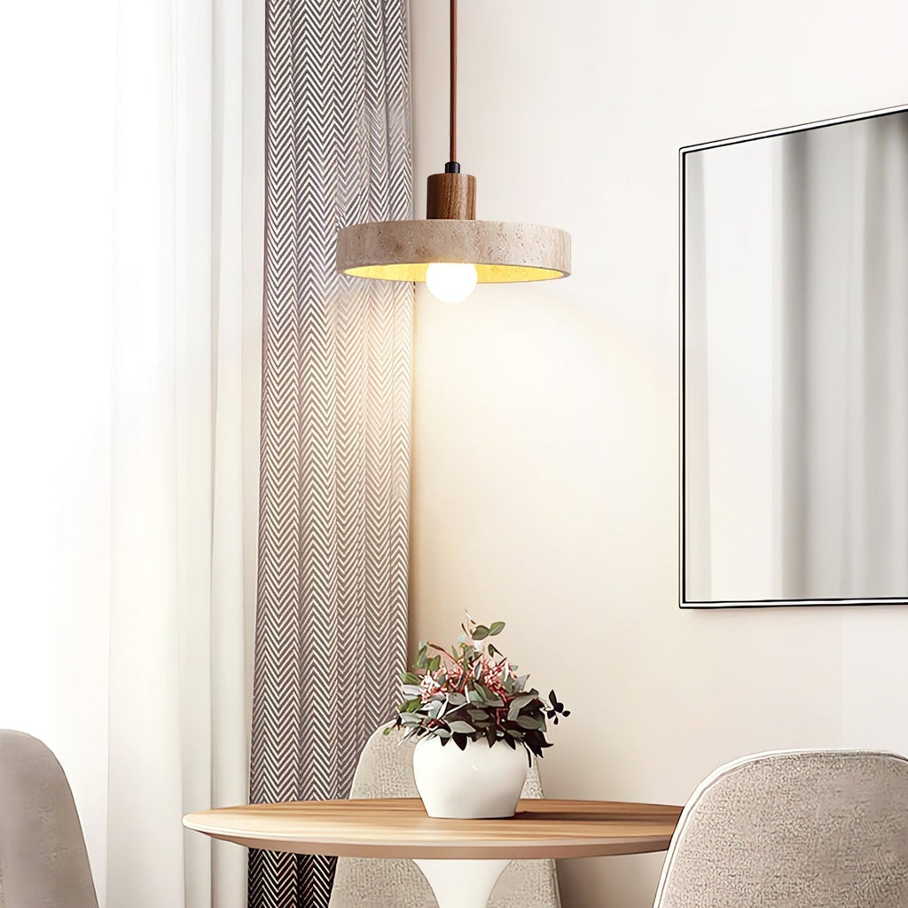 Evvynor Travertin Pendentif Lumière - Neutralighting