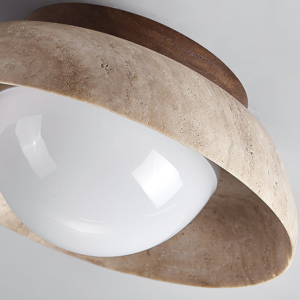 Cuvela Plafonnier Minimaliste Moderne En Travertin - Neutralighting