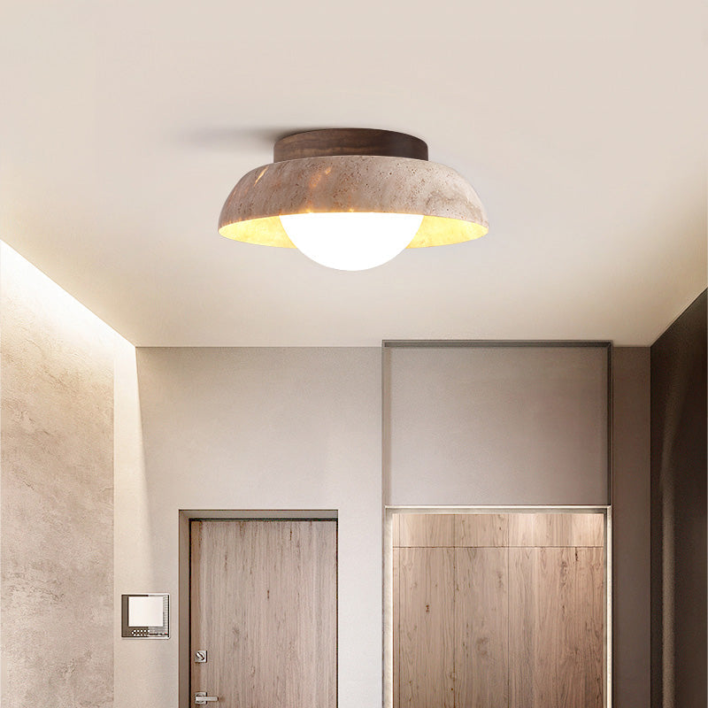 Cuvela Plafonnier Minimaliste Moderne En Travertin - Neutralighting