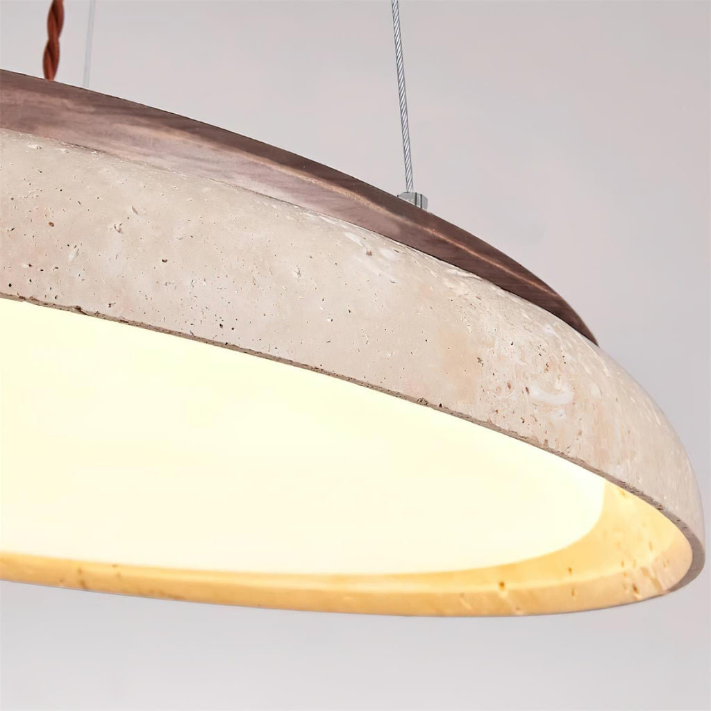 Ritta Lampe Pendante Moderne Travertin - Neutralighting
