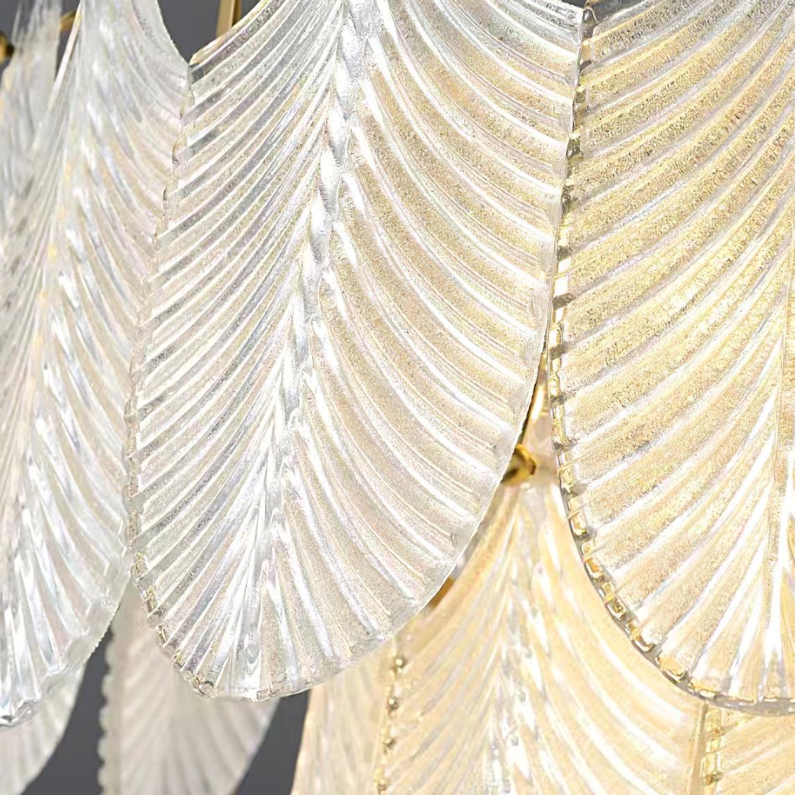 Nima Applique Murale en Laiton Verre Inspiration Feuille - Neutralighting