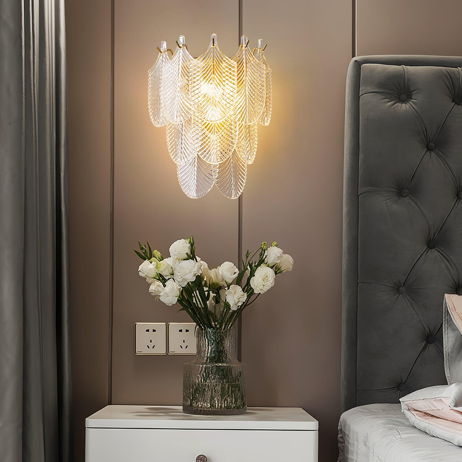 Lustra Wall Sconce Brass Murano Glass - Neutralighting
