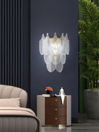 Nima Applique Murale en Laiton Verre Inspiration Feuille - Neutralighting