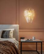 Nima Applique Murale en Laiton Verre Inspiration Feuille - Neutralighting