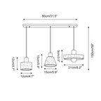 Ritta Lampe Pendante Travertin Moderne En Groupe - Neutralighting