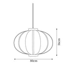 Auro Lampe Pendante Abat-jour Lanternes en Tissu - Neutralighting