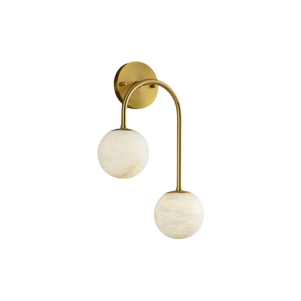Elthaila Applique Murale Moderne En Laiton Et Albâtre - Neutralighting