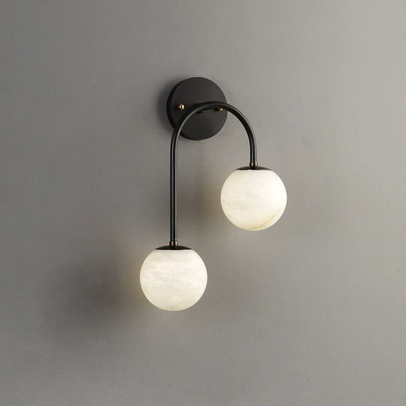 Elthaila Applique Murale Moderne En Laiton Et Albâtre - Neutralighting