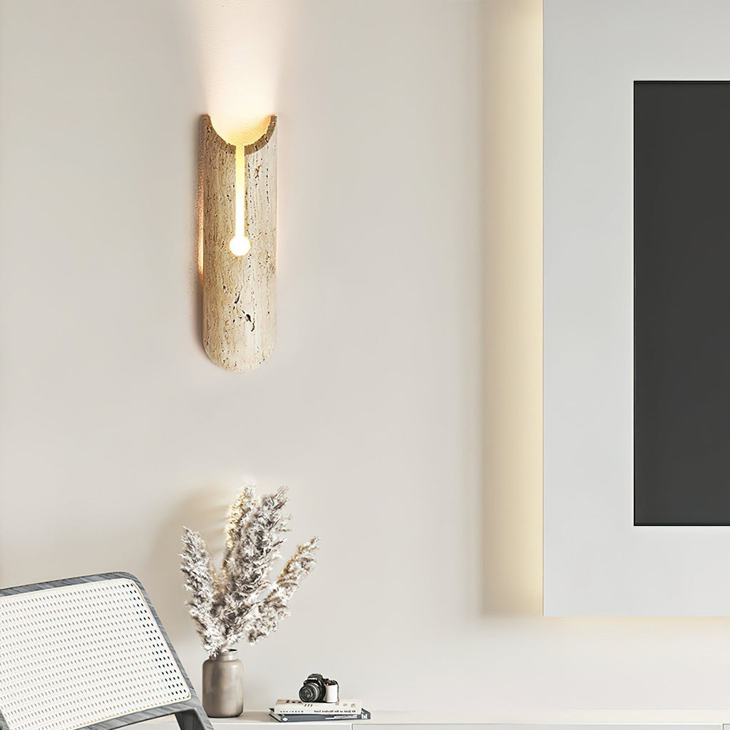 Olnorila Applique Murale Moderne En Travertin - Neutralighting