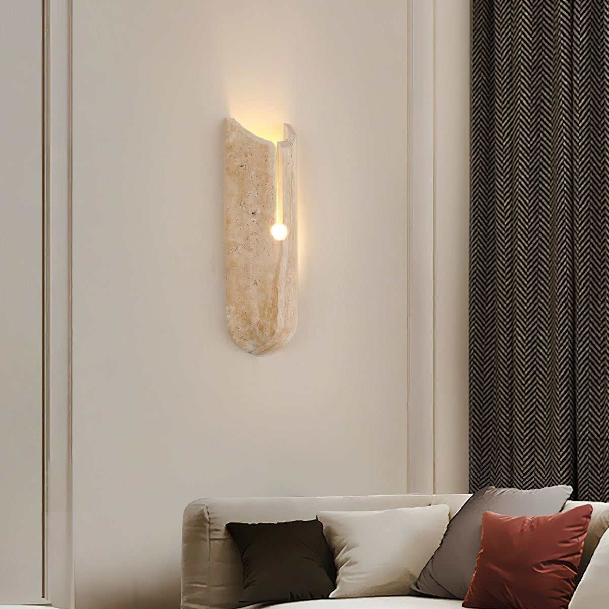 Olnorila Applique Murale Moderne En Travertin - Neutralighting