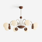 Lustra Lustre 8-Lumières Globe Pivone Élégant - Neutralighting