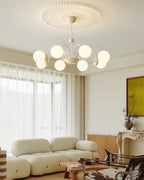 Lustra Lustre 8-Lumières Globe Pivone Élégant - Neutralighting