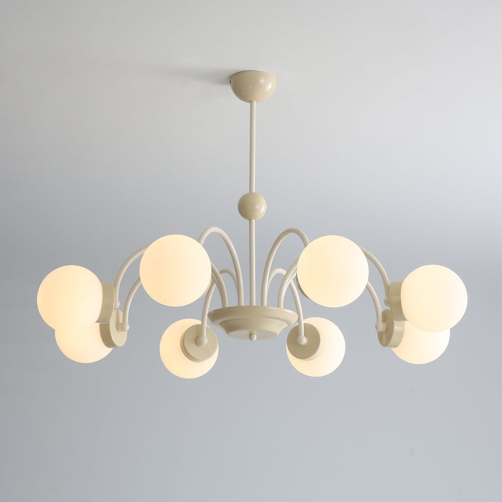 Lustra Lustre 8-Lumières Globe Pivone Élégant - Neutralighting