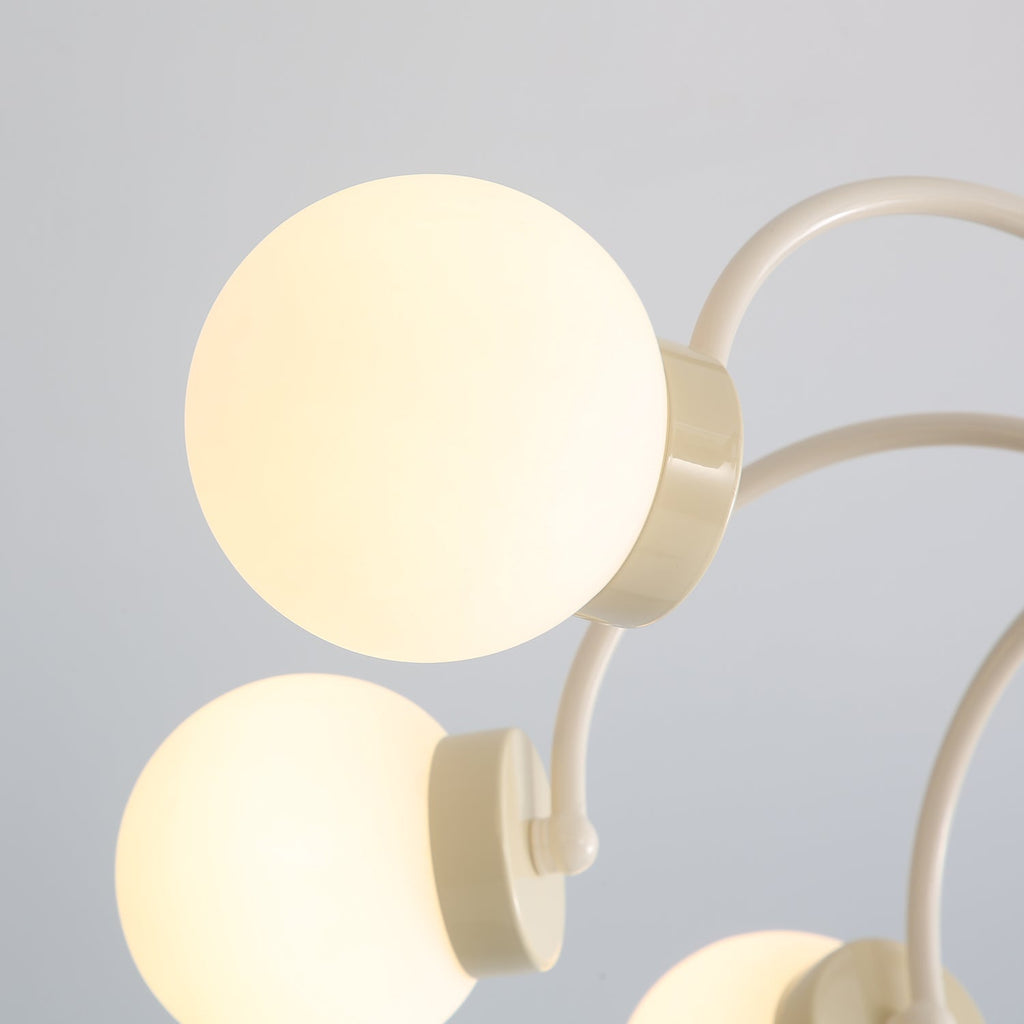 Lustra Lustre 8-Lumières Globe Pivone Élégant - Neutralighting