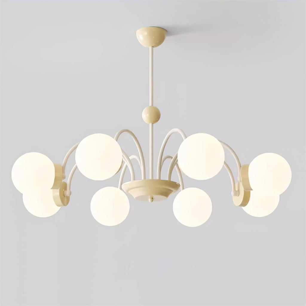Lustra Lustre 8-Lumières Globe Pivone Élégant - Neutralighting