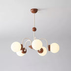 Lustra Lustre 8-Lumières Globe Pivone Élégant - Neutralighting