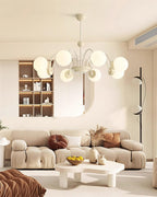 Lustra Lustre 8-Lumières Globe Pivone Élégant - Neutralighting