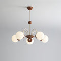 Lustra Lustre 8-Lumières Globe Pivone Élégant - Neutralighting