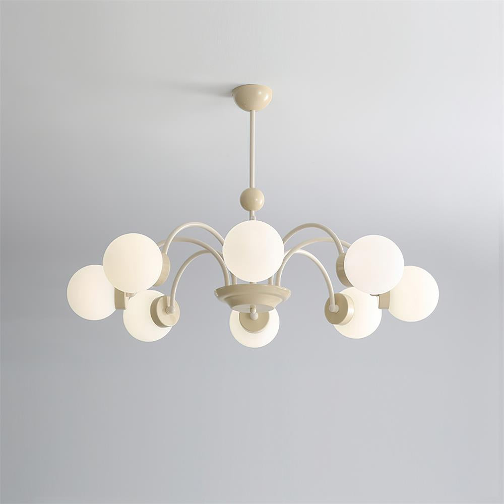 Lustra Lustre 8-Lumières Globe Pivone Élégant - Neutralighting