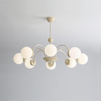 Lustra Lustre 8-Lumières Globe Pivone Élégant - Neutralighting