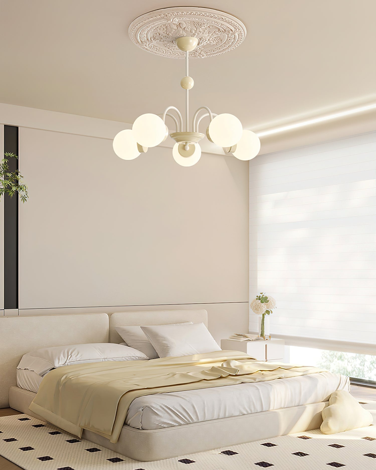 Lustra Lustre 8-Lumières Globe Pivone Élégant - Neutralighting