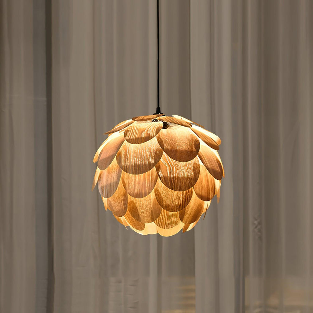 Wlara Suspension moderne en bois - Neutralighting