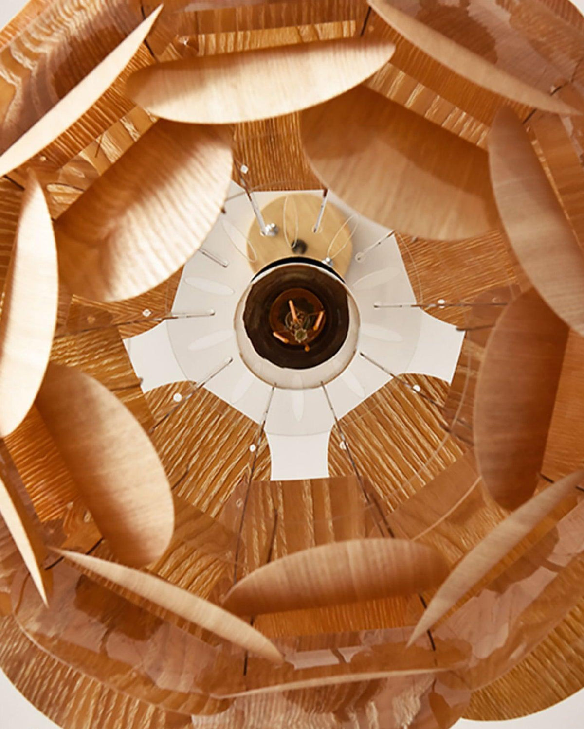 Wlara Suspension moderne en bois - Neutralighting